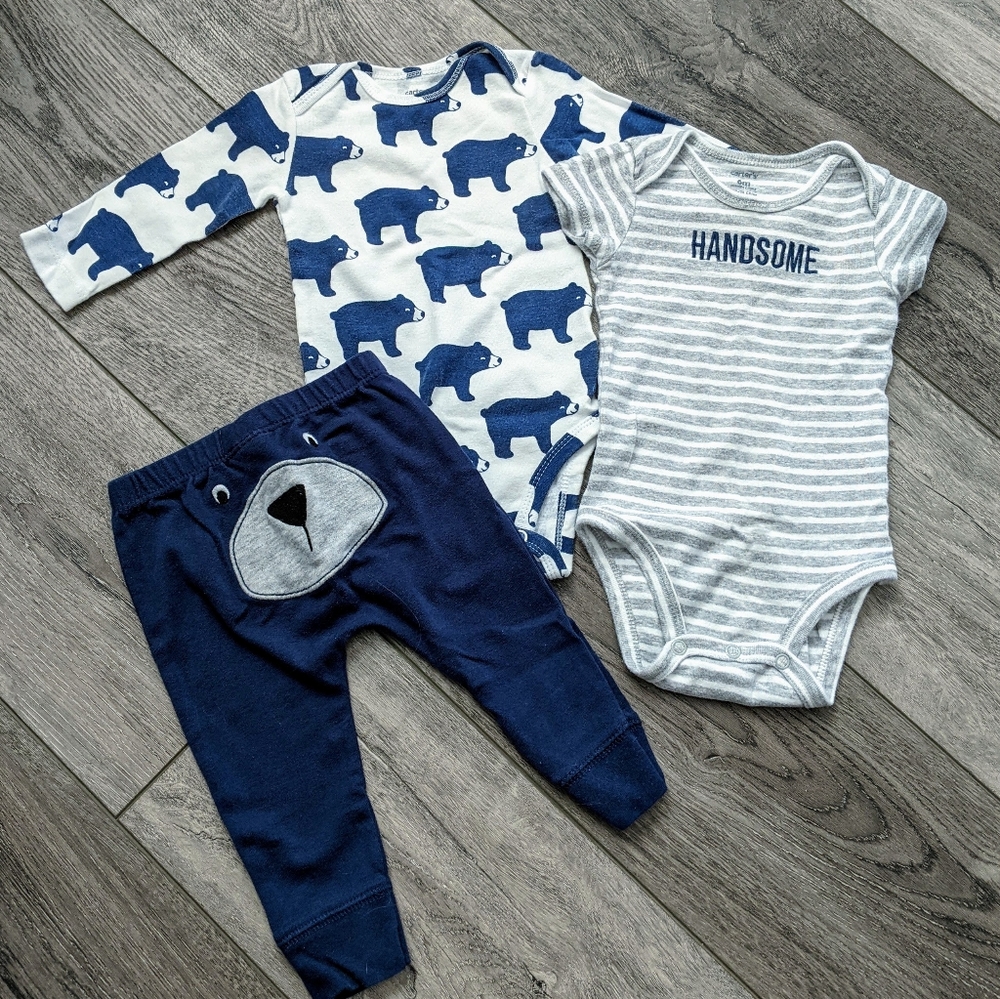 3/$20 Baby Bear Character Set